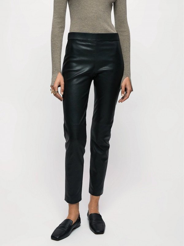 Image of: Stretch leather leggings
