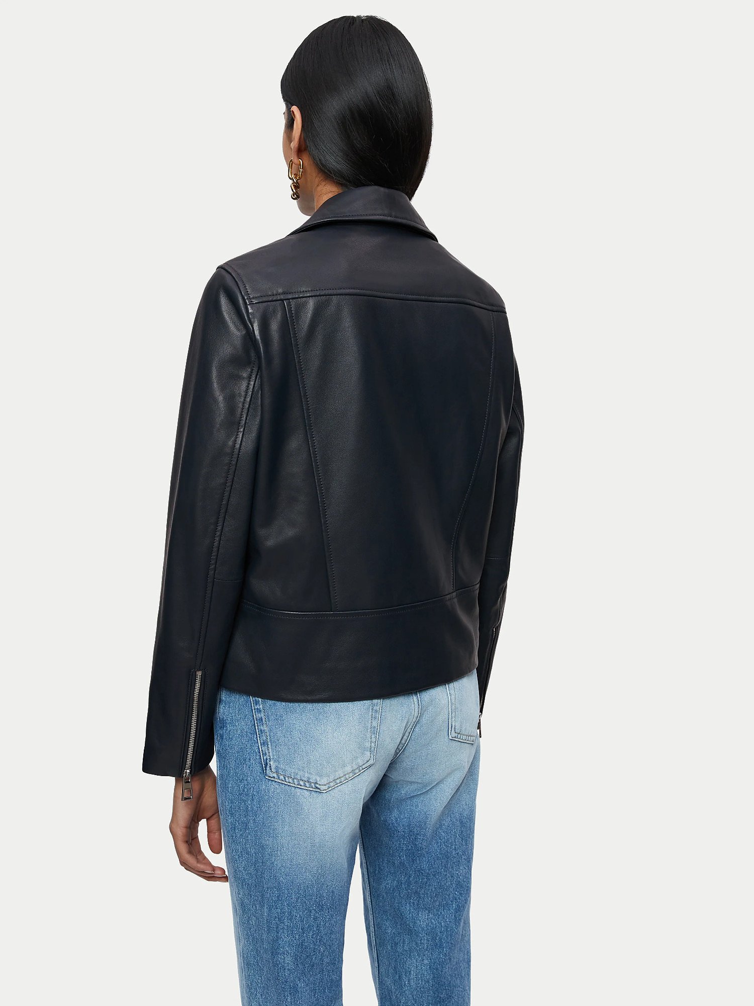 jigsaw leather jacket sale