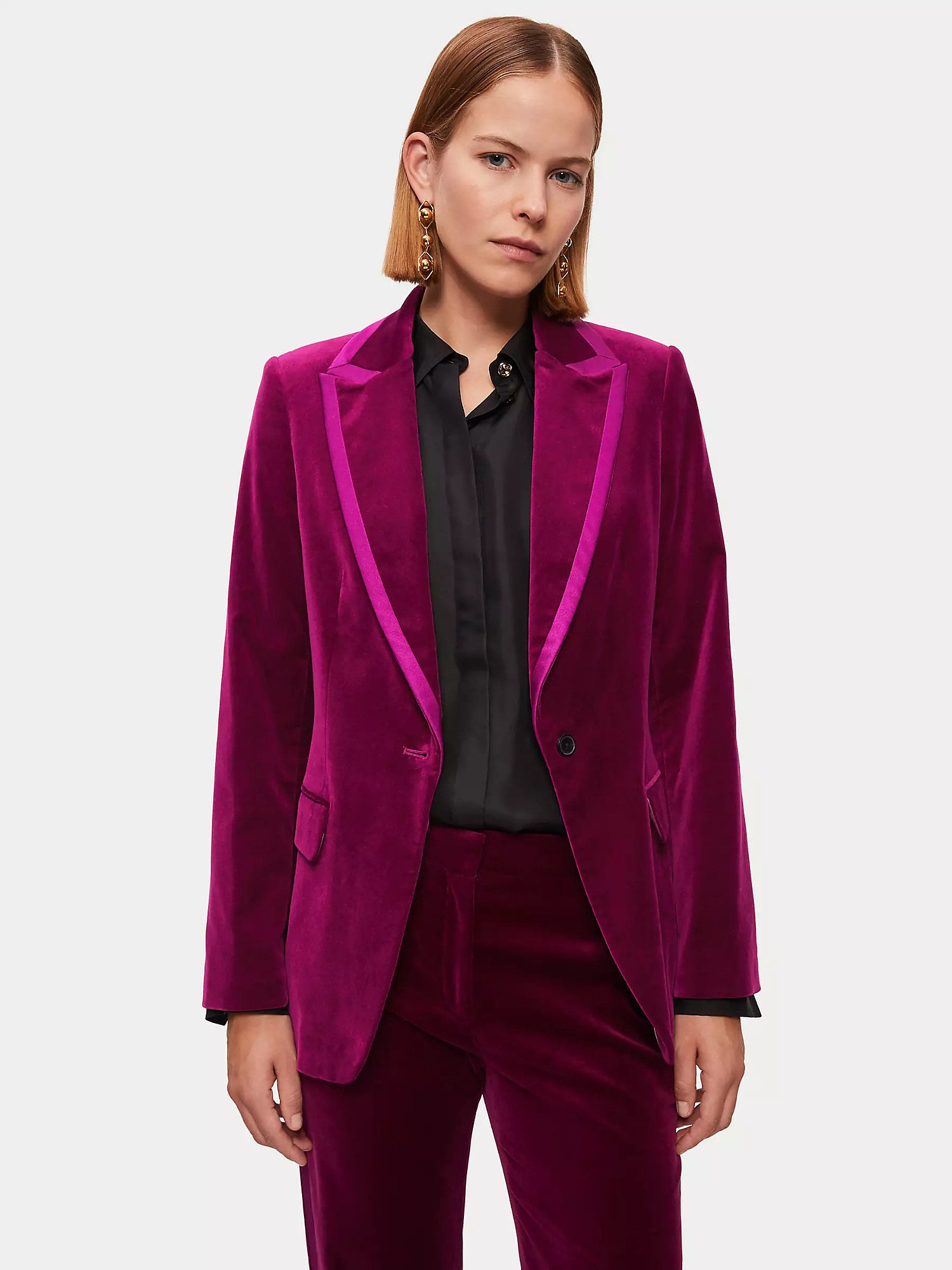 jigsaw velvet jacket