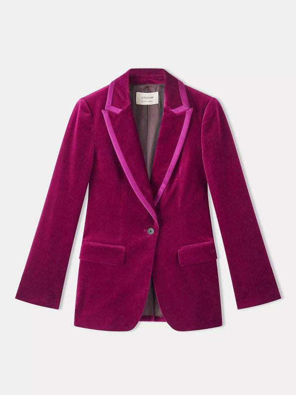 Jigsaw velvet coat best sale