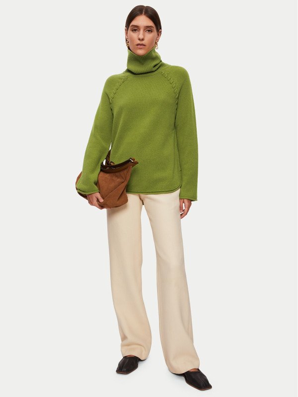 Jigsaw green jumper hotsell